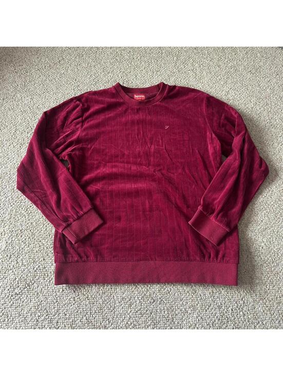 Supreme Other - Supreme ribbed velour crewneck